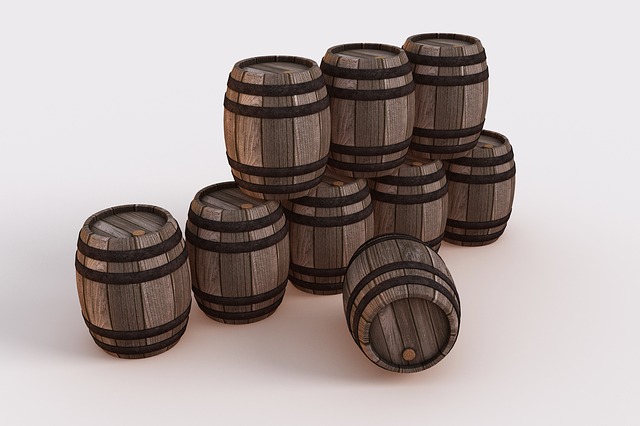 Dřevěné sudy na víno